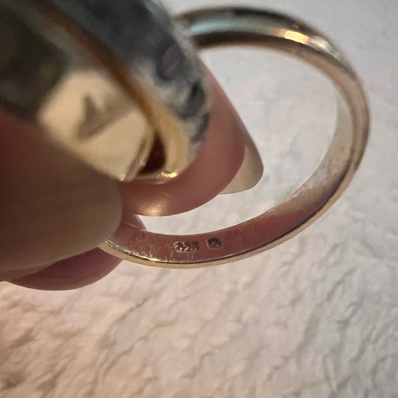 Ross Simon’s 14K Over Sterling Interlocking CZ Triple Band Ring - Picture 8 of 10